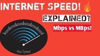 Internet Speed Explained  How Fast Is Your Internet  MBps vs Mbps [upl. by Yrffoeg]