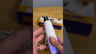 See the Bonve Dog Nail Grinder as We Trim our Dogs Nails  How to Use the Bonve Dog Nail Grinder [upl. by Halden]