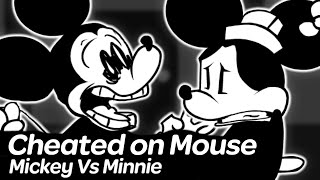 Cheated on Mouse  Mickey vs Minnie mod with animation  Friday Night Funkin [upl. by Sadick]