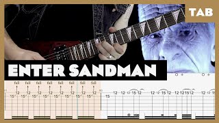 Metallica  Enter Sandman  Guitar Tab  Lesson  Cover  Tutorial [upl. by Intyre]