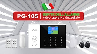 【Italia】Video operativo dettagliato dellhost di allarme PG105 [upl. by Theis]