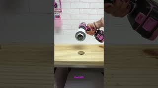 How To Enlarge a Hole With a Hole Saw shorts viral woodworking drilling linalidiy [upl. by Obaza]