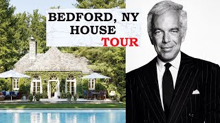 TOUR RALPH LAUREN’S BEDFORD NEW YORK FAMILY HOME ECCENTRIC amp CONTEMPORARY [upl. by Bibbye]