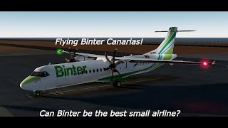 Binter ATR 72 flight [upl. by Krysta]