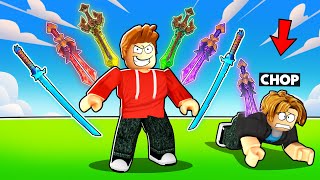 ROBLOX CHOP AND FROSTY UNLOCK STRONGEST SWORDS IN GAME [upl. by Erehc159]