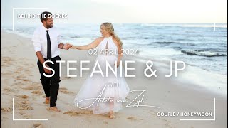 Stefanie amp JP Honeymoon Wedding Photos  Behind the Scene Video [upl. by Horbal]