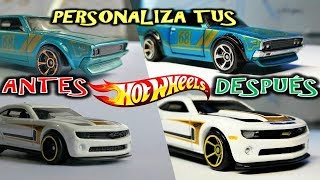 Aprende a PERSONALIZAR tus autos HOT WHEELS con MARCADORES Sharpie y Bic CUSTOM HOTWHEELS DIY [upl. by Azmuh]