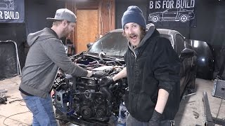 2JZ BRZ Pt 3  Engine Mounted amp Almost Started [upl. by Zubkoff]