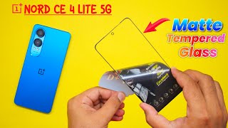 OnePlus Nord CE 4 Lite 5G Matte Tempered Glass  D AG Matte Tempered Glass [upl. by Nwahsyd285]