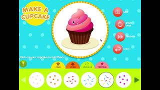 Make A Cupcake  abcya  Fun Learning Game [upl. by Oswin]