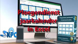 Ploegendienst jaarkalender in Excel ✅ [upl. by Ro]