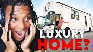 He Transformed A School Bus Into A Luxury Home [upl. by Kcirdderf571]