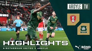 Rotherham United v Plymouth Argyle highlights [upl. by Klaus]