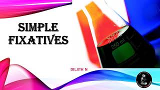 SIMPLE FIXATIVES IN HISTOPATHOLOGY [upl. by Bledsoe629]