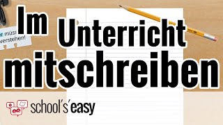 Im Unterricht mitschreiben  So gehts [upl. by Shivers]