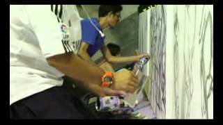 Nippon Paint Pylox Spray Paint  Adidas all24 Graffiti Showcase [upl. by Schmitt]