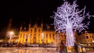 Bruges during Christmas 2016 Brugge [upl. by Nivat]