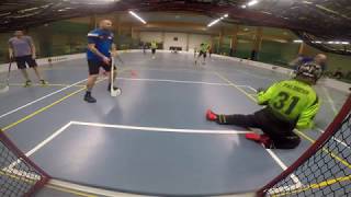 floorball goalie saves 6 [upl. by Thirza]