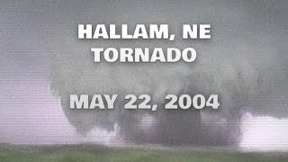 25 MileWide Tornado  Hallam Nebraska F4  May 22 2004 [upl. by Artie287]