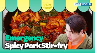 EMERGENCY 🚨 Spicy Pork Stirfry Stars Top Recipe at Fun Staurant  EP2373  KBS WORLD TV 240909 [upl. by Aleinad445]