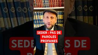 SEDER  CHAQUE SECONDE COMPTE Torah Rav Pessah Talmud cohensolal  Rabbi shorts Kabbalah [upl. by Whitehouse584]