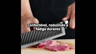 Kit De 6 Facas Churrasco Cozinha Profissional Antiaderenteenvio Imediato [upl. by Kassie993]