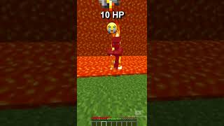 Minecraft 1 HP vs 250 HP Mobs 😰😰😰 [upl. by Ayhtak211]