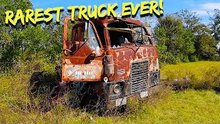 I found the RUSTIEST SEMI on Earth sitting in a field for 25 years Will it run [upl. by Ativad578]