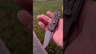 Hinderer Half track hinderer halftrack hindererhalftrack knife knives edc shorts [upl. by Eenttirb]