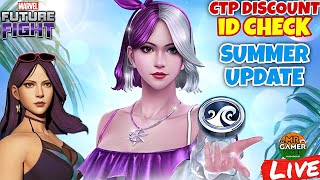 🤨 Summer Update amp id Check CTP Unequip Discount  Marvel Future Fight [upl. by Orva]