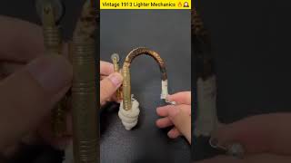 Vintage 1913 Lighter Mechanics 🔥🕰️  How They Worked [upl. by Pansie]