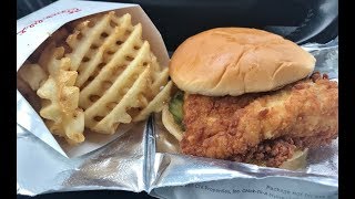 ChickfilA Chicken Sandwich Meal Review [upl. by Ardnek]