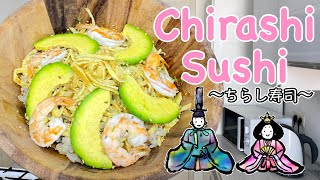 How to make CHIRASHI SUSHI 🎎 〜ちらし寿司〜  easy Japanese home cooking recipe [upl. by Orabla386]