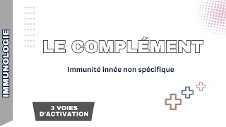 Immunité innée  Le système de complément synthèse voies dactivation et récepteurs cellulaires [upl. by Atirahc]