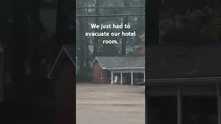 Maggie valley flash flooding helene hurricanehelene maggievalley westernnc storm [upl. by Kiele]