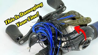 STOP This Is Damaging Your Fishing Line And You’re Not Aware Of It [upl. by Nyvlem988]