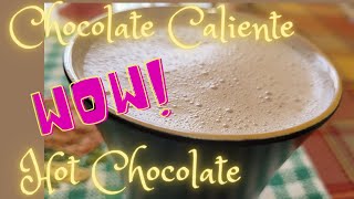 Cómo hacer Chocolate Caliente  How to Make Hot Chocolate Mexican Style [upl. by Jew684]