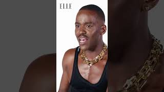 Ncuti Gatwa Reminisces About Seeing Idris Elba On The Runway  ELLE UK [upl. by Vania]