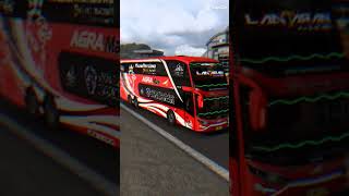 agramas eurotrucksimulator2 scania extremeroad doubledecker [upl. by Yehtomit]