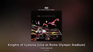 Knights of Cydonia Live at Rome Olympic Stadium Instrumental  Muse [upl. by Cicely]