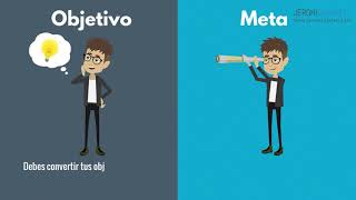 ¿Qué es una Meta Diferencia entre Meta y Objetivo  JERONI CALAFELL [upl. by Claudy482]