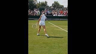 Erica Andreevas Backhand Up Close wta tennis backhand [upl. by Trebmer931]