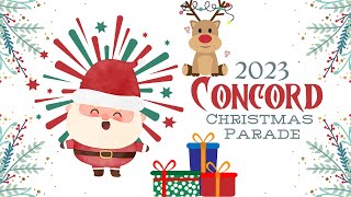 2023 Concord Christmas Parade [upl. by Nohtiek]