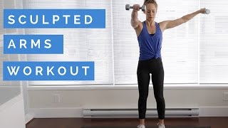 At Home Workout Sculpted Arms [upl. by Ardnwahsal]