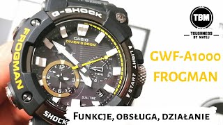 GWF A1000 opis funkcji i działania zegarka by Matej Recenzja Gshock [upl. by Ayotal]