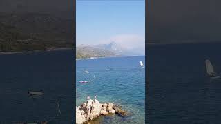 ❤️🔥Beach Dole Camp Dole Zivogosce Croatia travel travelvlog croatia [upl. by Finer]