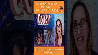 CONCURSO  TESTE de vocabulário  Qual palavra não é sinônimo  shorts [upl. by Hull]