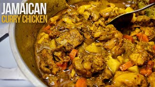 HOW TO MAKE JAMAICAN CURRY CHICKEN  Hawt Chef [upl. by Yelah]