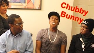 CHUBBY BUNNY CHALLENGE WITH FAMILY [upl. by December]