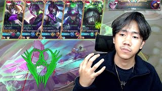 META FULL SKIN VENOM MENGAMUK DI LAND OF DAWN  Mobile legends [upl. by Mickey865]